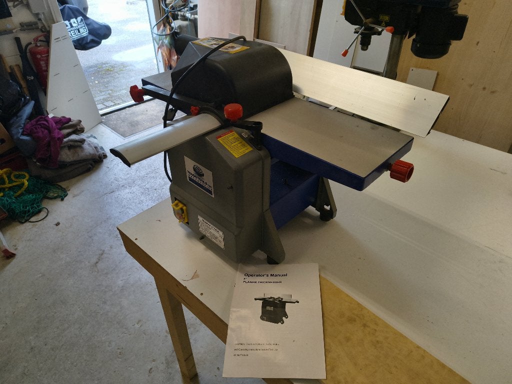 Combi schaaf en vandiktebank Tendotools TT204, Doe-het-zelf en Verbouw, Ophalen, Gebruikt, Elektrisch