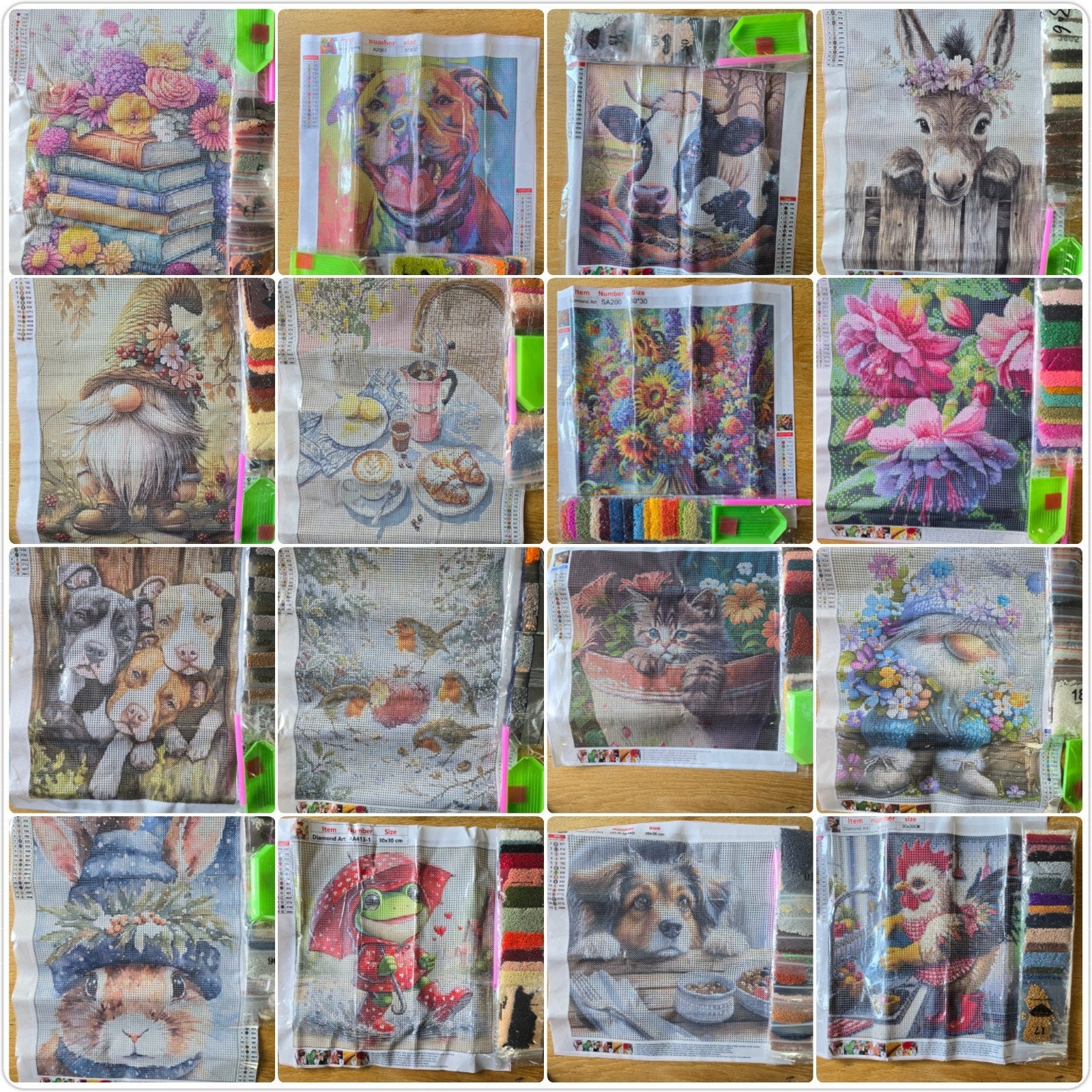 Diamond Painting Kits - Diverse Afmetingen en Designs, Ophalen of Verzenden, Nieuw, Knutselwerk