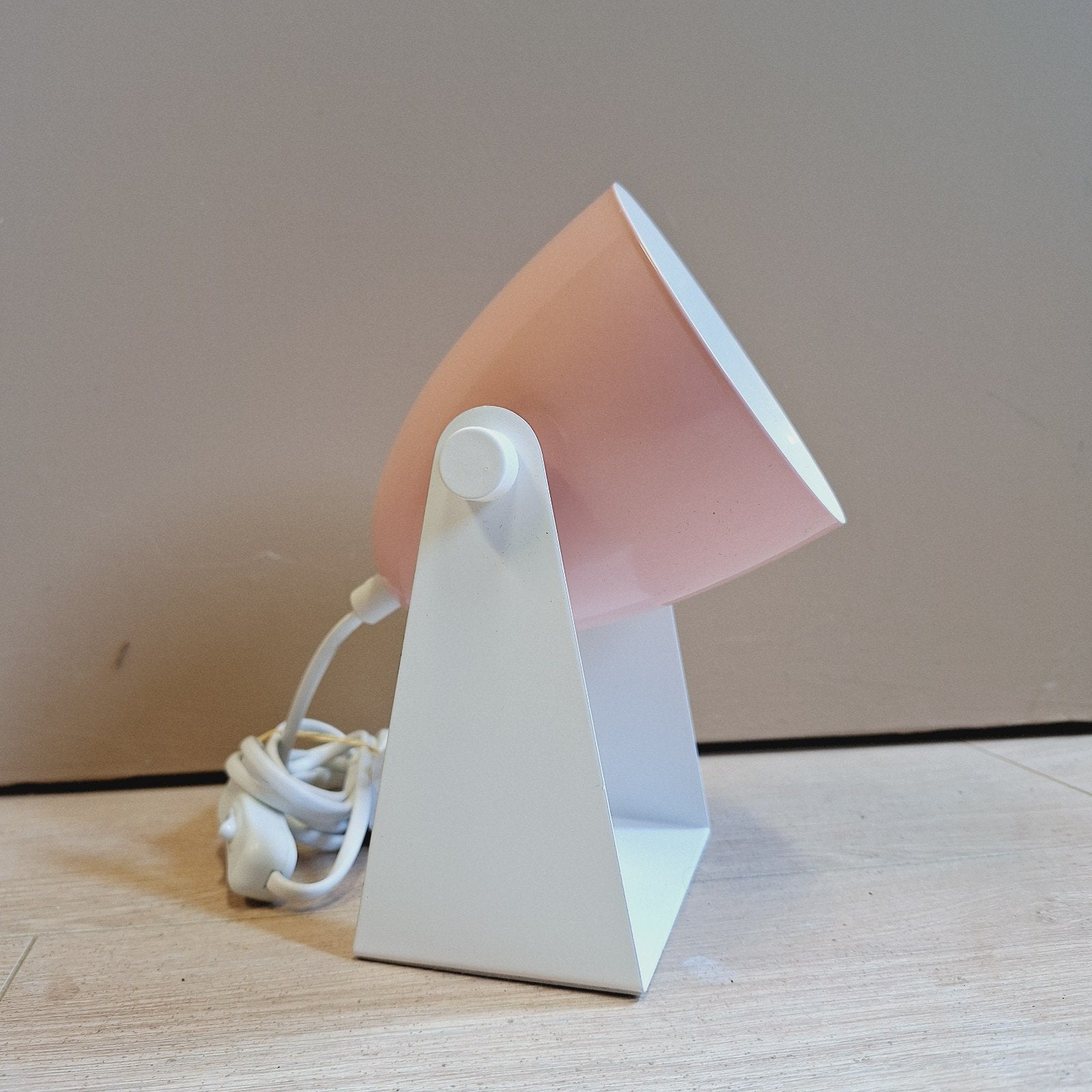 Lucide Chago Tafellamp - Roze/Wit - E14 Fitting + Lamp, Huis en Inrichting, Bureaulamp, Gebruikt, ., E14 (klein)