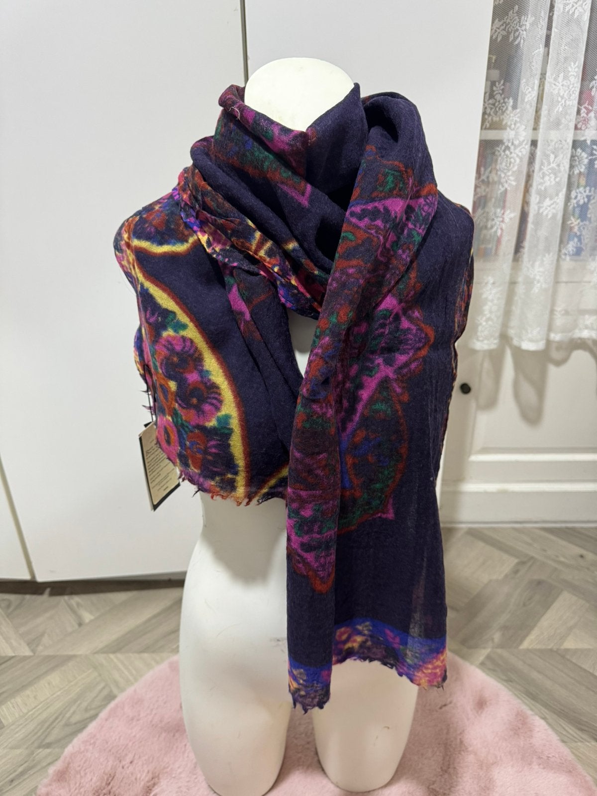 Sjaal 100% wol, Verzenden, Nieuw, Maat 46/48 (XL) of groter, Sjaal
