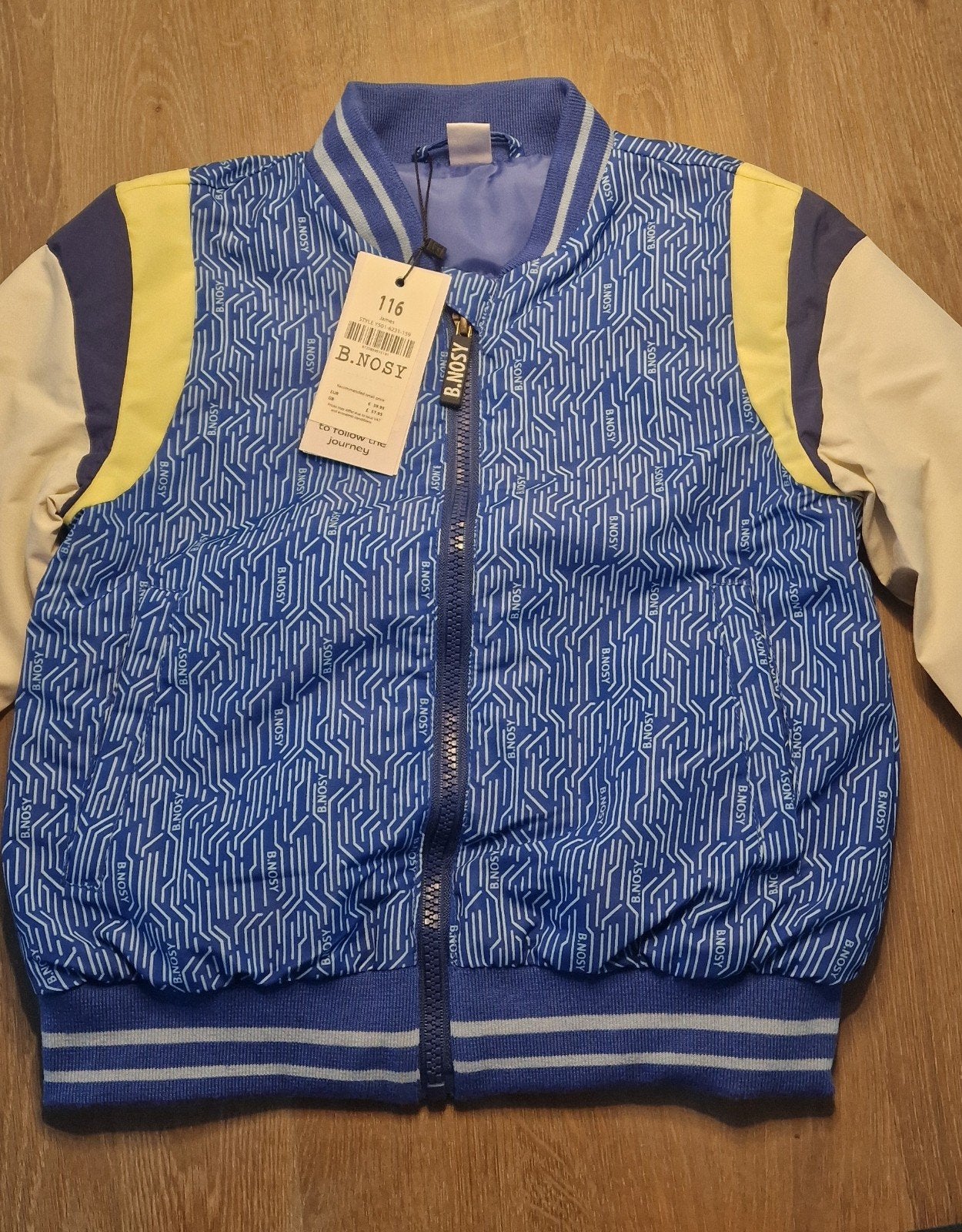 Nieuwe B. Nosy jas maat 116 (valt kleiner), B. Nosy, Nieuw, Ophalen of Verzenden, Jongen