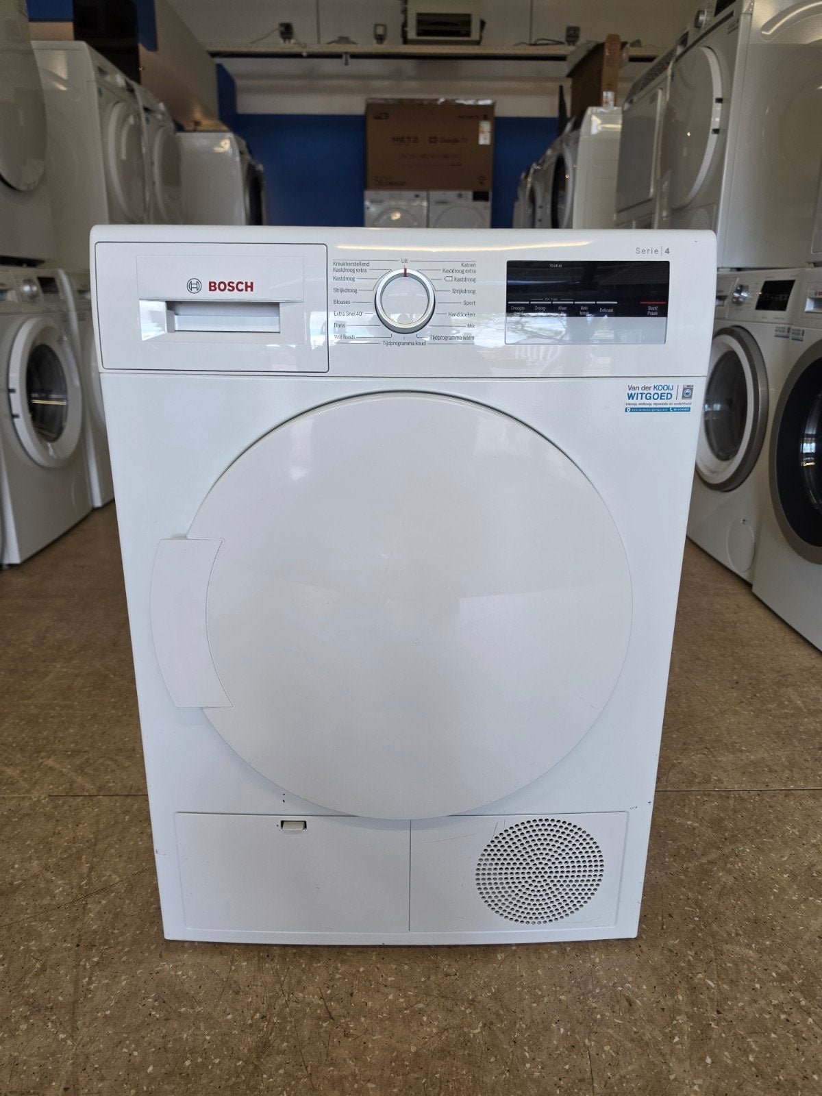 Bosch Serie 4 warmtepompdroger | 8 kilo | Gratis thuis 🚚✅️, Jirnsum, Anti-kreukfase, Overige typen, 8 tot 10 kg