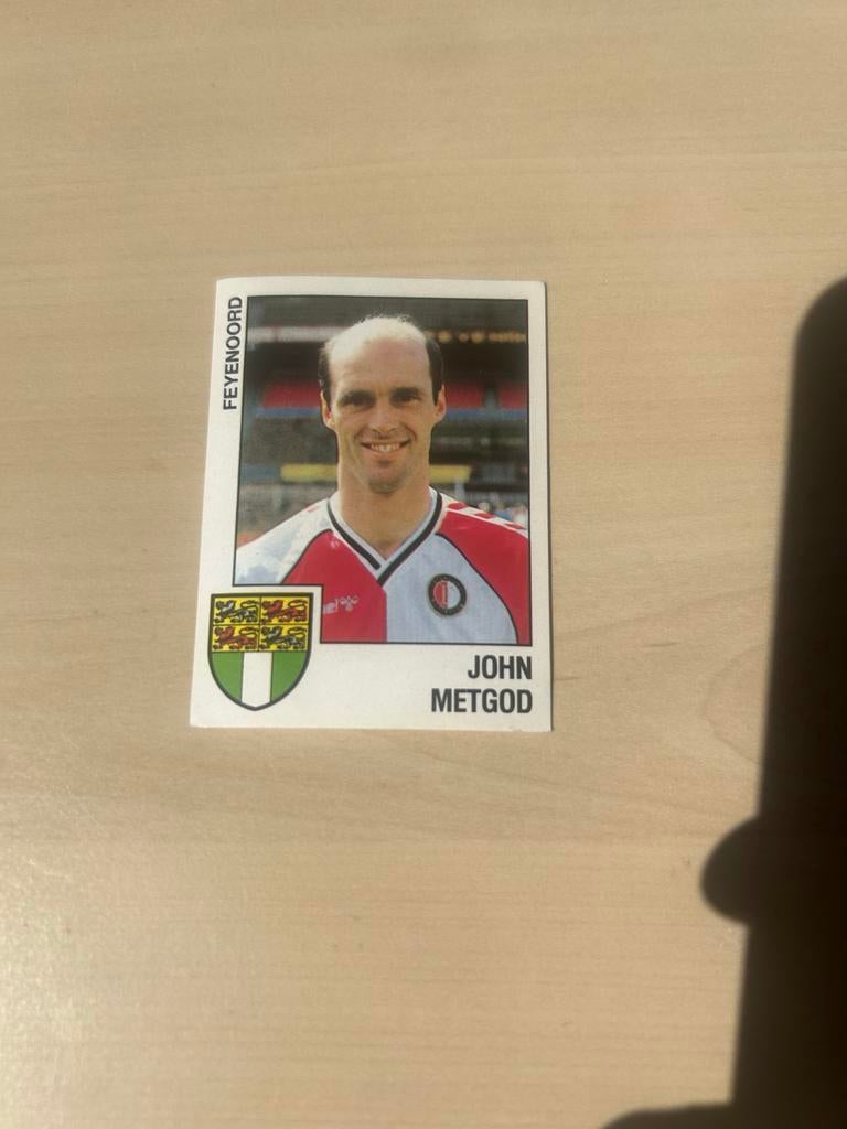 Panini Voetbal 89 Plaatje John Metgod Feyenoord #43, Hobby en Vrije tijd, Stickers en Plaatjes, Ophalen of Verzenden, Zo goed als nieuw