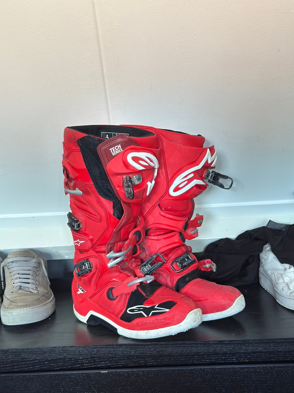 Alpinestars tech 7 44,5, Motoren, Kleding | Motorkleding, Ophalen of Verzenden, Tweedehands, Laarzen
