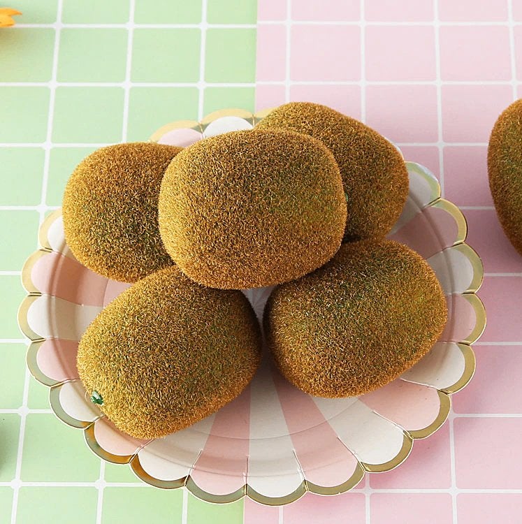 5x Kunst Kiwi / Sier Nep Keuken Fruit Kiwi's Voedsel, Verzenden, Nieuw