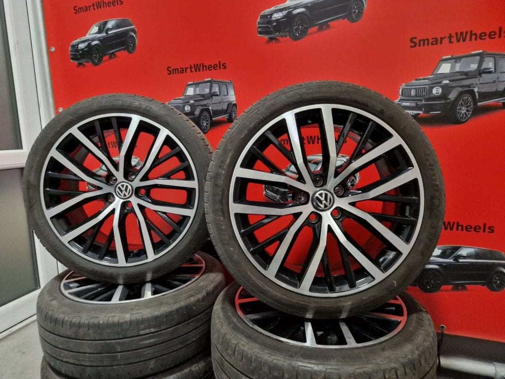 17 inch ORIGINEEL VOLKSWAGEN R-LINE PARABOLICA POLO VELGEN, Auto-onderdelen, Banden en Velgen, Niet ingevuld, Velg(en), Niet ingevuld