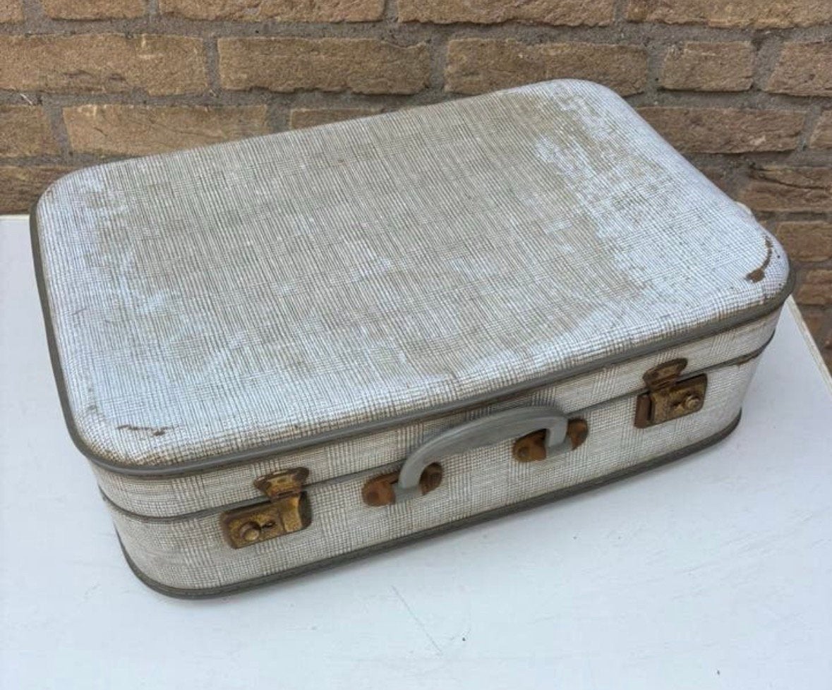 Vintage Lejan Amsterdam koffer. 50x33x15, Ophalen of Verzenden, Gebruikt, Hard kunststof