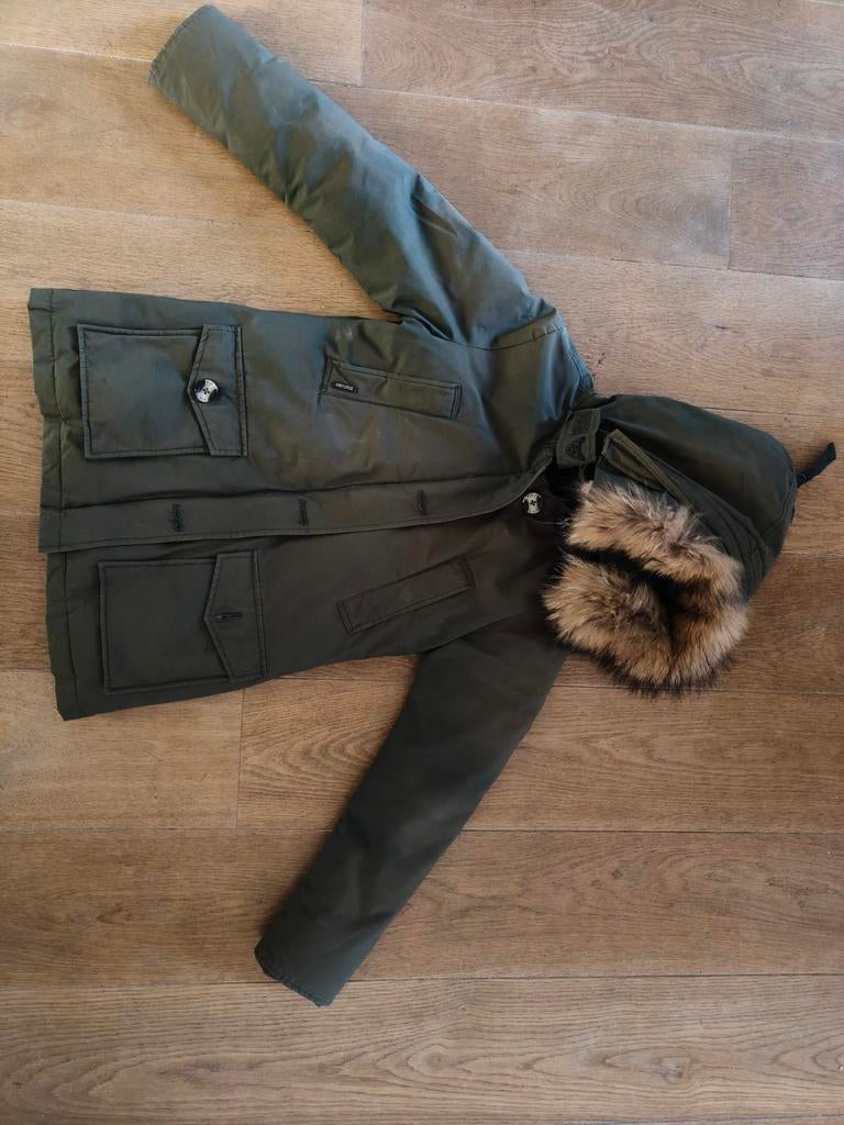 Airforce jas 12 jaar - Groen, licht verkleurd, Ophalen of Verzenden, Gebruikt, Airforce, Jongen