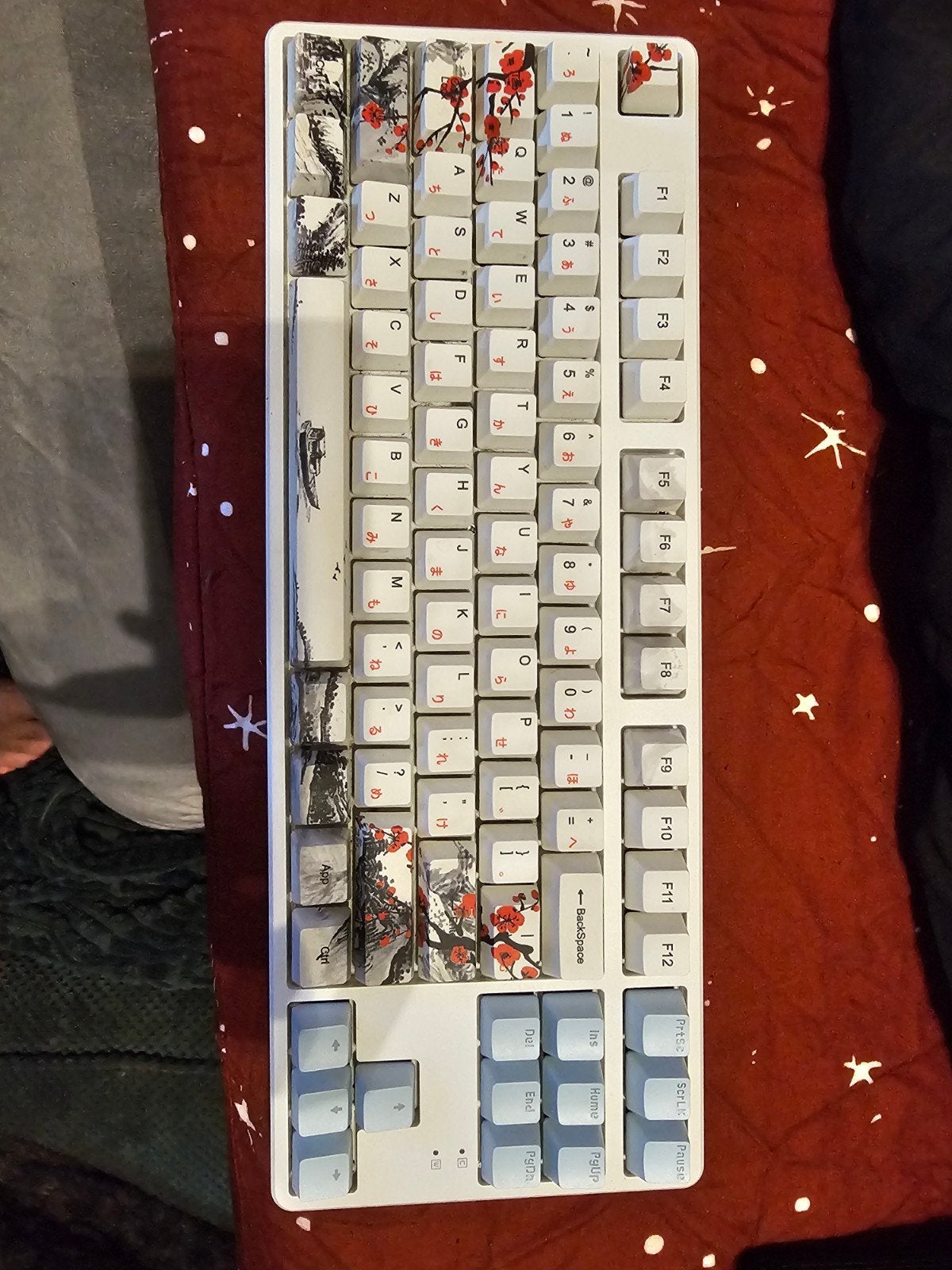 AJAZZ AK873 75% Toetsenbord met Cherry MX Switches + Keycaps, Computers en Software, Toetsenborden, AJAZZ, Ophalen of Verzenden