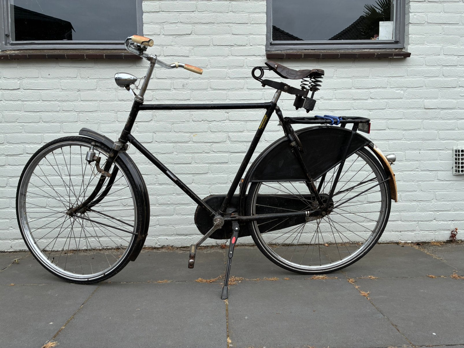 Antieke Luxor fiets, gerestaureerd, Fietsen en Brommers, Fietsen | Oldtimers, 59 cm of meer, Ophalen of Verzenden, Terugtraprem