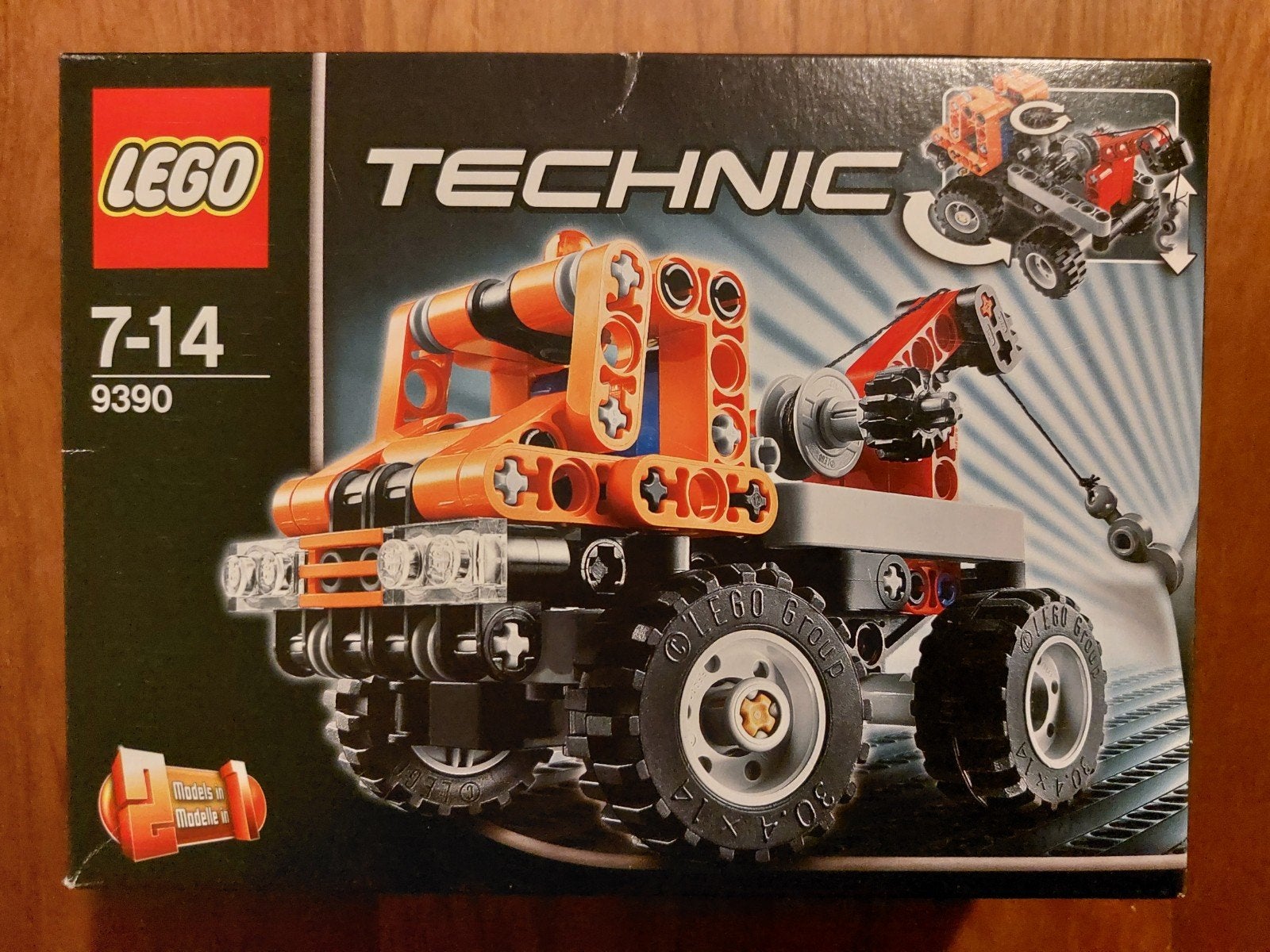 Lego Technic 9390 Takelwagen, Kinderen en Baby's, Speelgoed | Duplo en Lego, Ophalen, Lego, Zo goed als nieuw, Technic