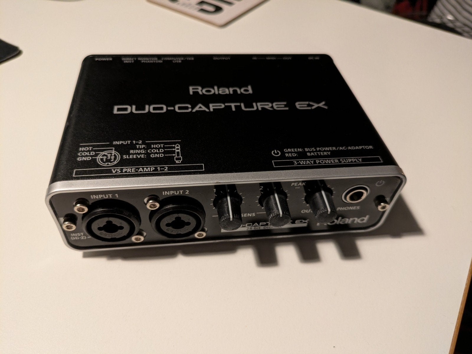 Roland Duo-Capture EX (UA-22) 2-kanaals audio interface, Ophalen of Verzenden, Gebruikt, Overige instrumenten