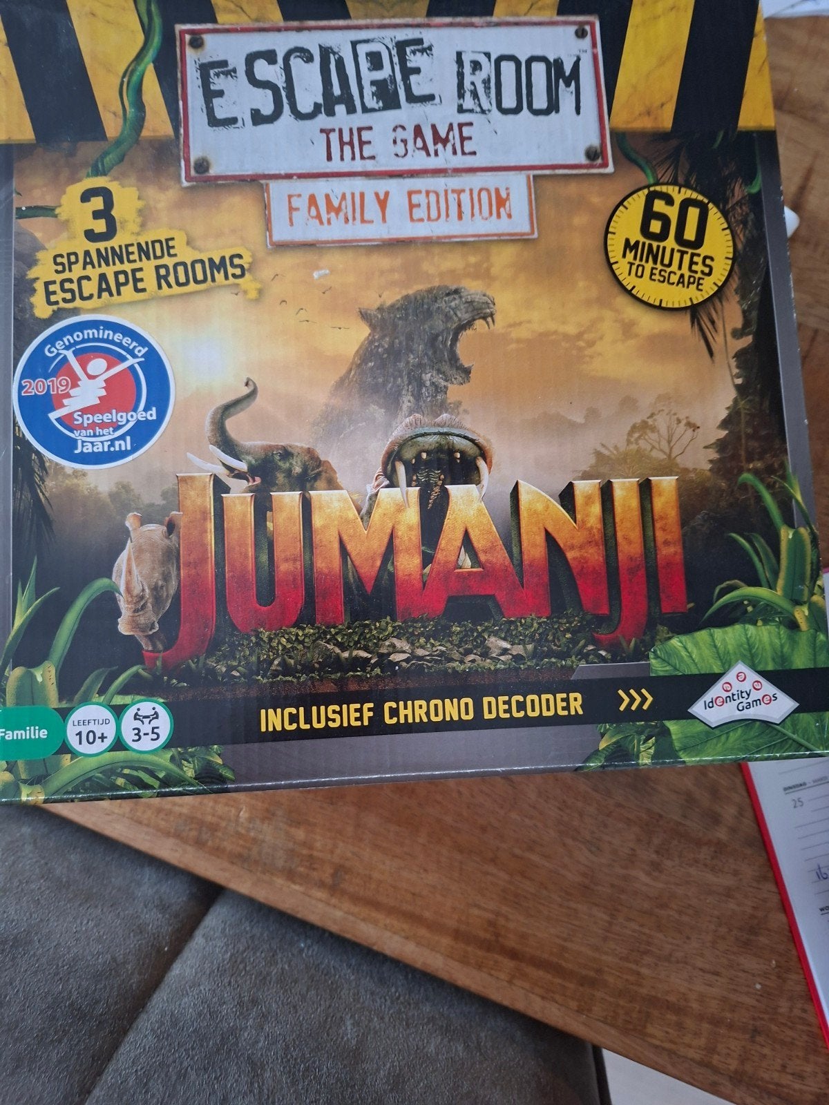 Escape Room The Game Jumanji Family Edition, Drie of vier spelers, Ophalen of Verzenden, Gebruikt, Identity Games