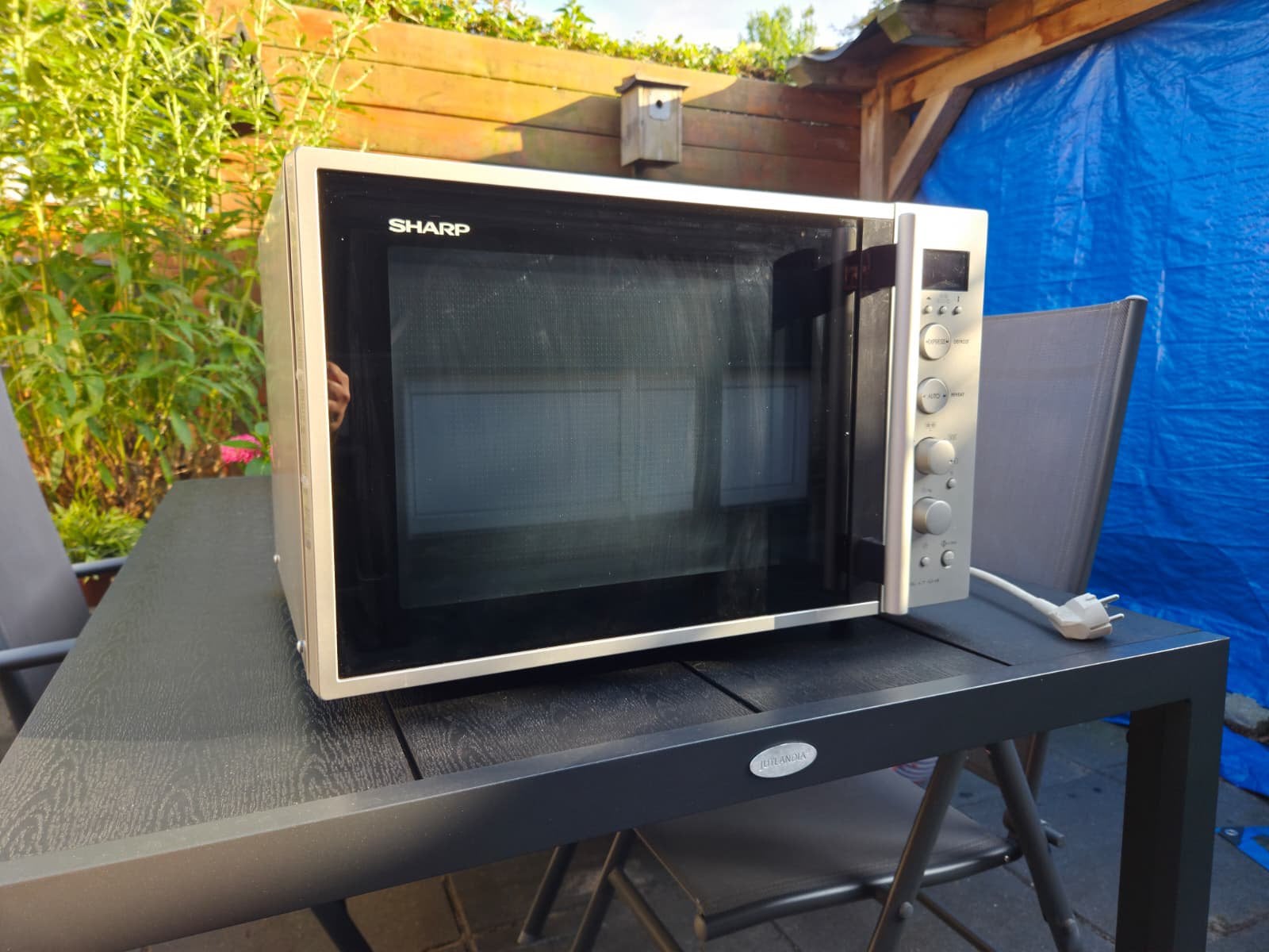 Magnetron/oven Sharp R-931(IN)W, Ophalen, Combimagnetron, Gebruikt, Draaiplateau