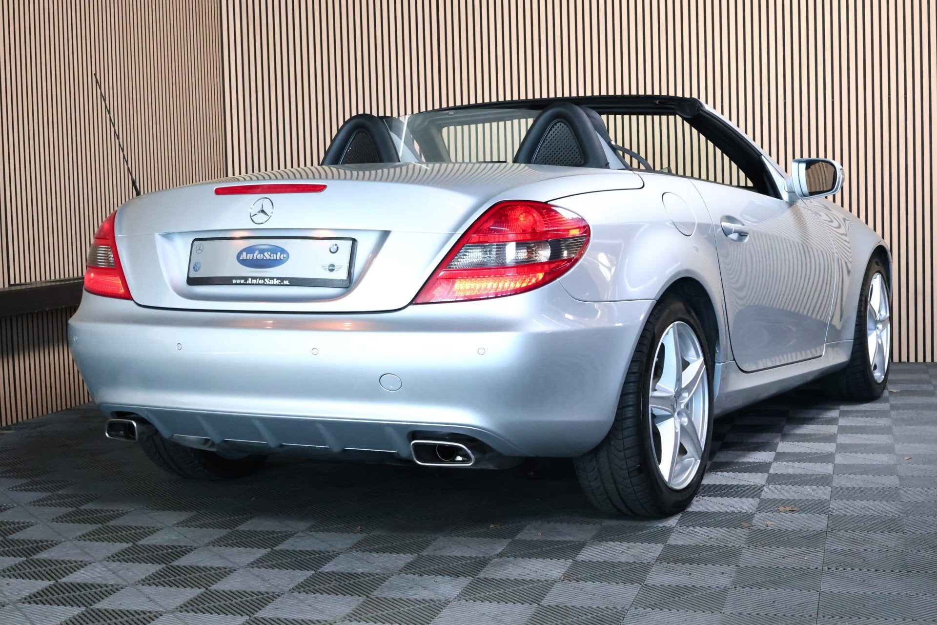 Mercedes-Benz SLK 280 Prestige Cabriolet AUTOM NAVI AIRCO AI, Zwart, Cabriolet, Bedrijf, 2 stoelen