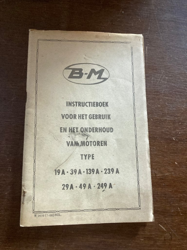 BM handleiding, Ophalen of Verzenden
