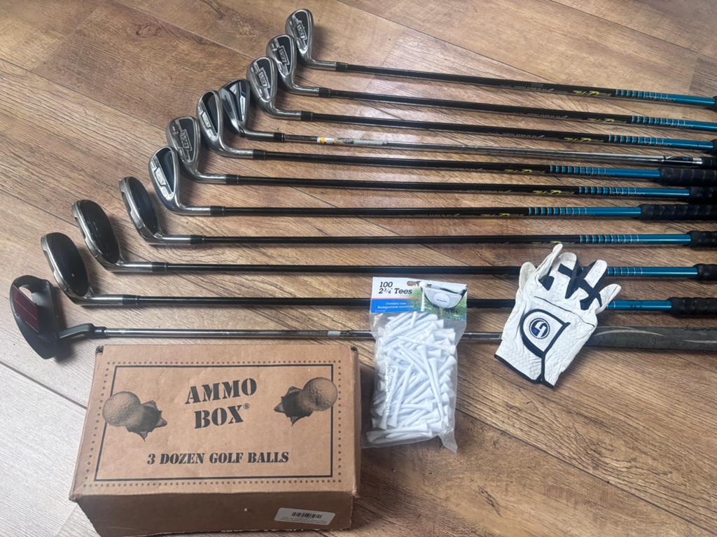 Golf club set linkshandig, Ophalen of Verzenden, Gebruikt, Set