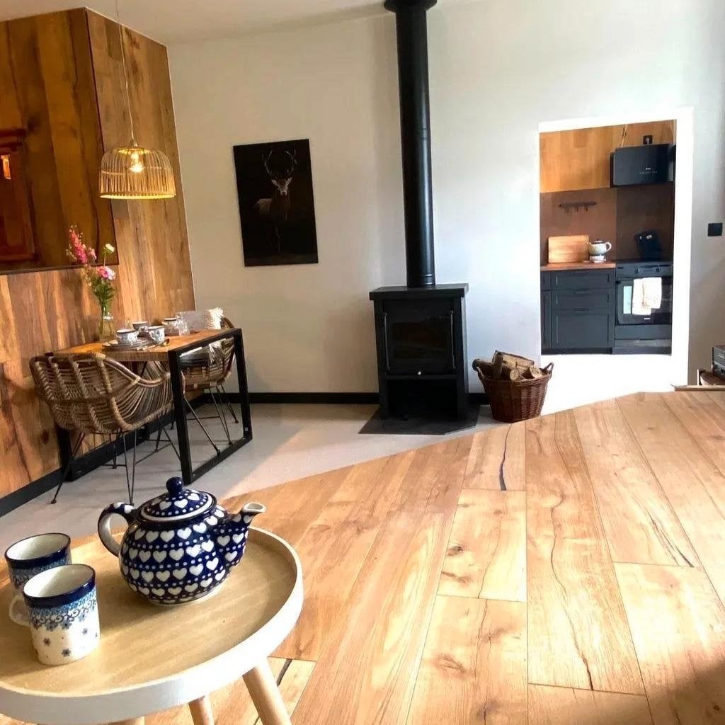 EIKEN VLOEREN VISGRAATPARKET CHEVRON VLOER PARKET!!, Ophalen of Verzenden, Nieuw, 75 m² of meer, Parket