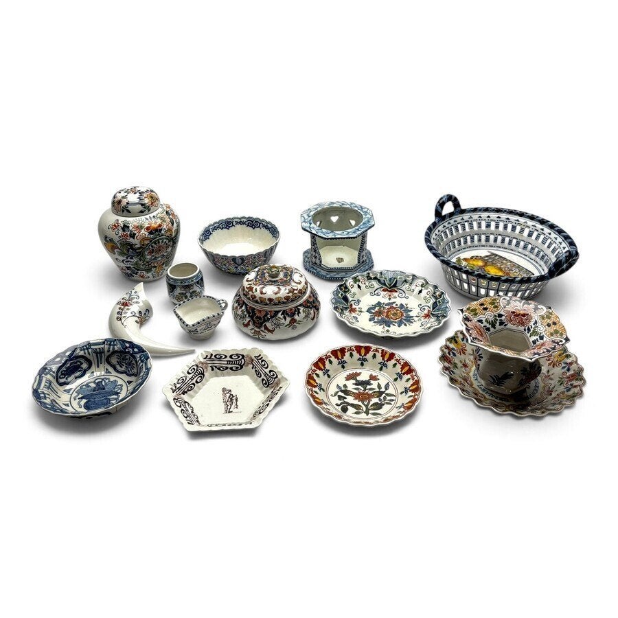Lot Tichelaar Makkum (14x), Ophalen of Verzenden