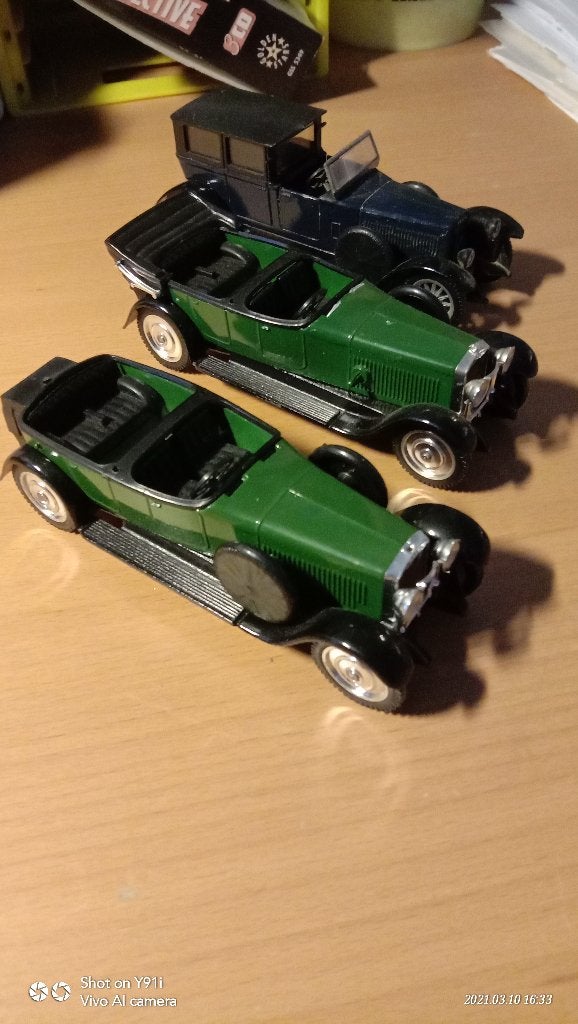 Solido Hispano 2x + panhard, Ophalen of Verzenden, Auto, Solido