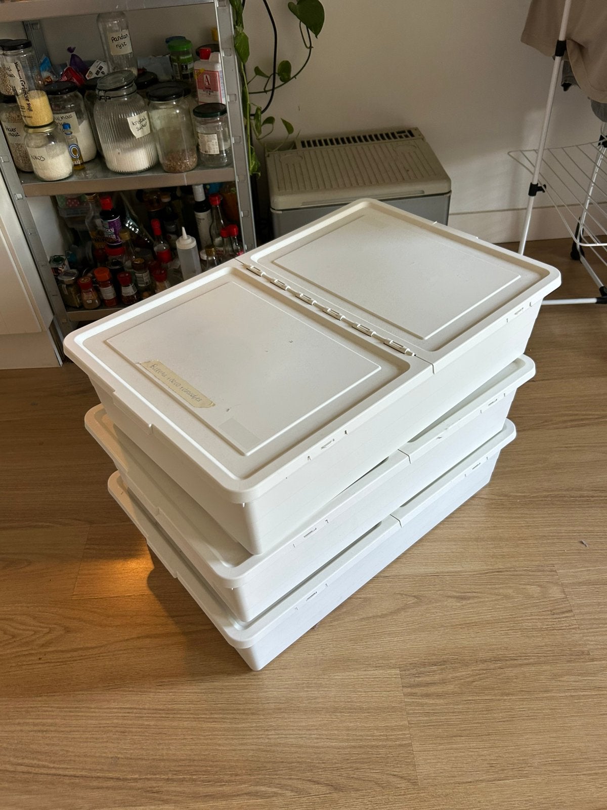 IKEA Socketbit opbergbak opbergdoos 3 stuks, Ophalen, Zo goed als nieuw, 75 tot 100 cm, Minder dan 35 cm