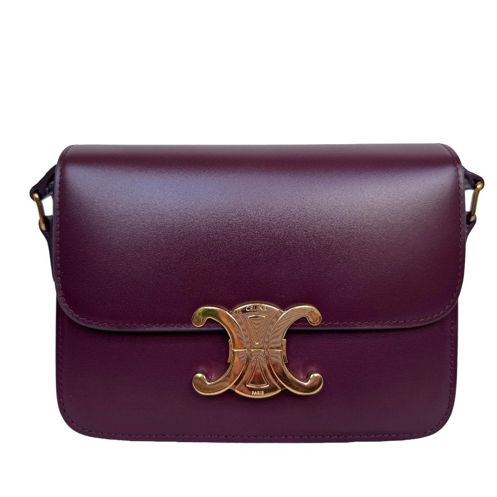 Celine triomphe teen crossbody tas designer authentiek hand