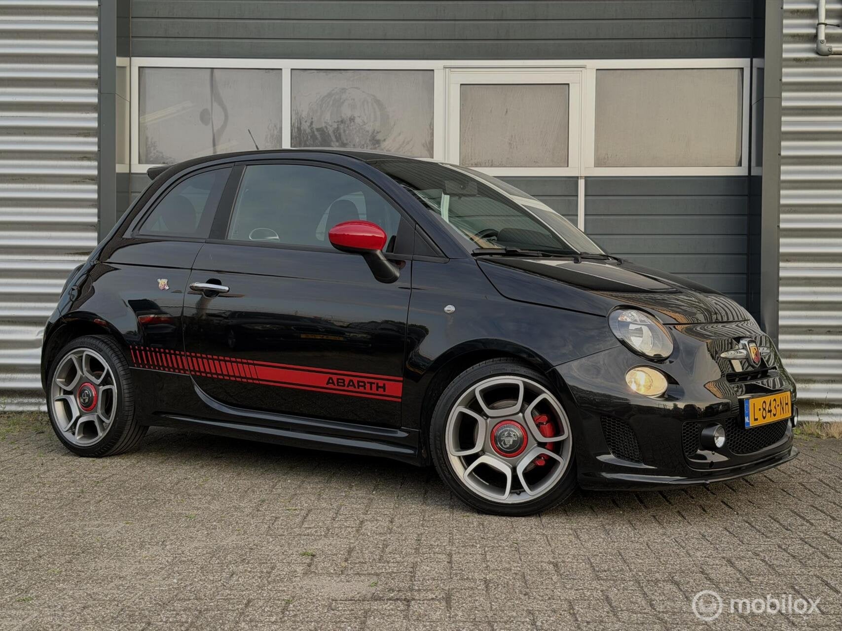Fiat 500 1.4 Turbo Sport Abarth 135PK|Nwe Distributie|17Inch, Auto's, Voorwielaandrijving, 4 cilinders, 4 stoelen, Alcantara