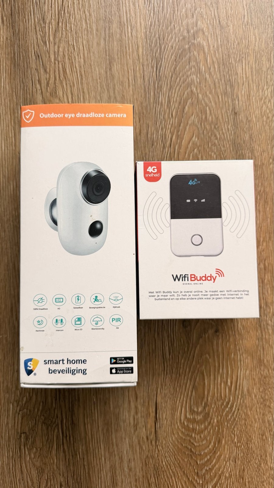 Outdoor Eye Draadloze Camera & Wifi Buddy 4G LTE Router, Verzenden, Nieuw