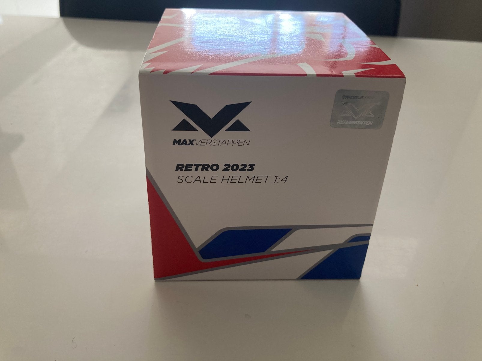 Max Verstappen helm 1/4 retro 2023, Ophalen of Verzenden, Nieuw, Formule 1