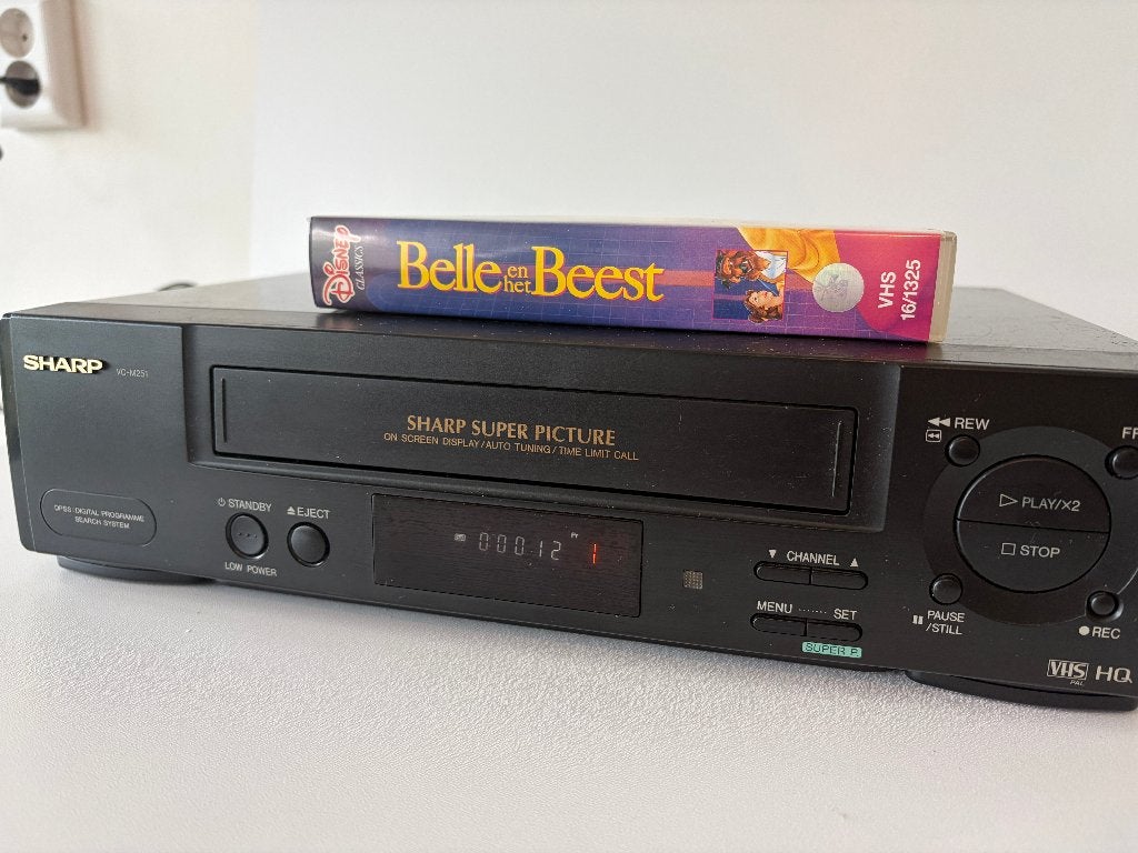 Sharp VC-M251 VHS videorecorder PAL – getest werkend – SCART, Ophalen of Verzenden, Gebruikt