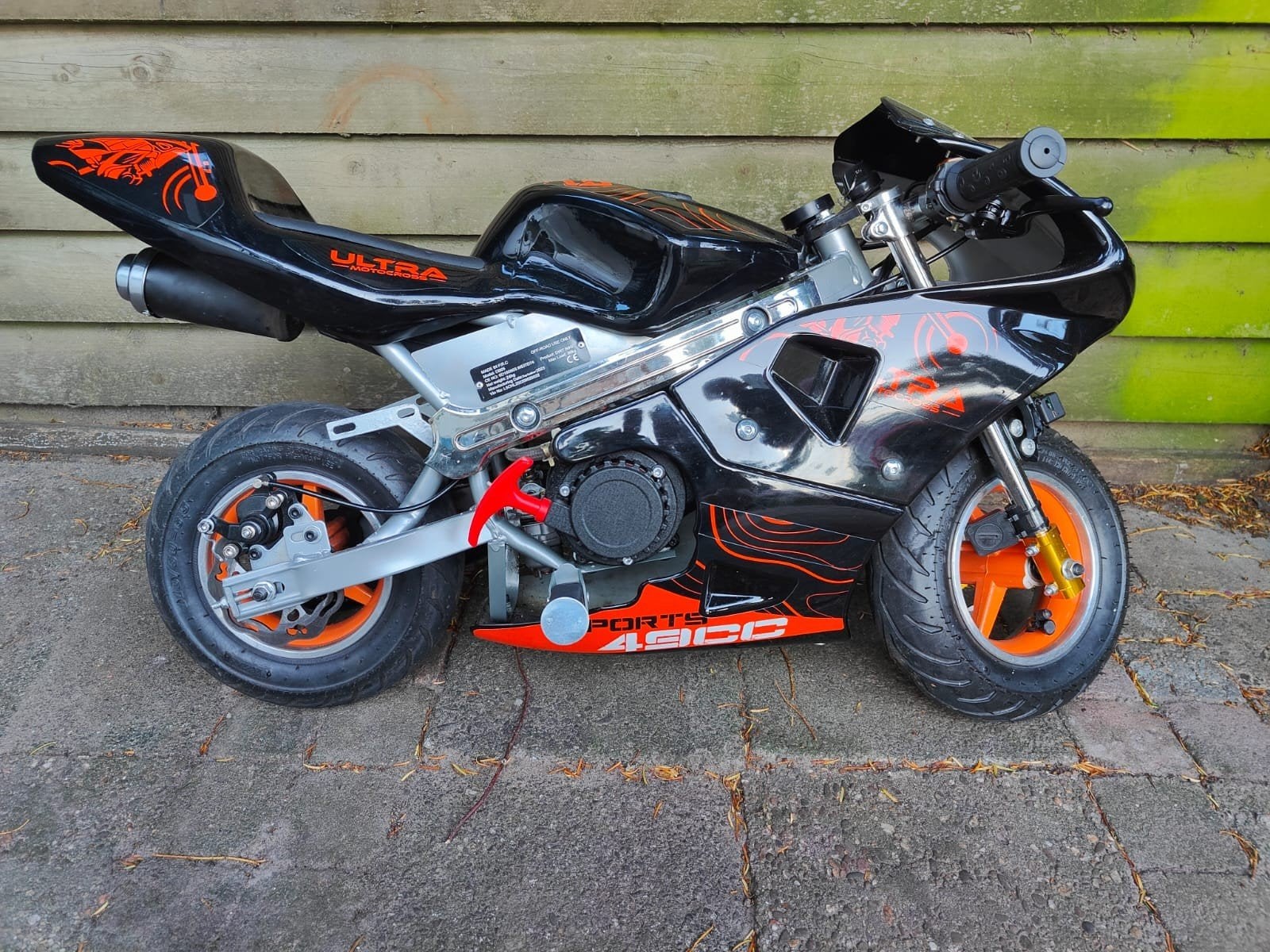 Minibike 60cc, Ophalen, 60 cc, Overige typen, Zo goed als nieuw