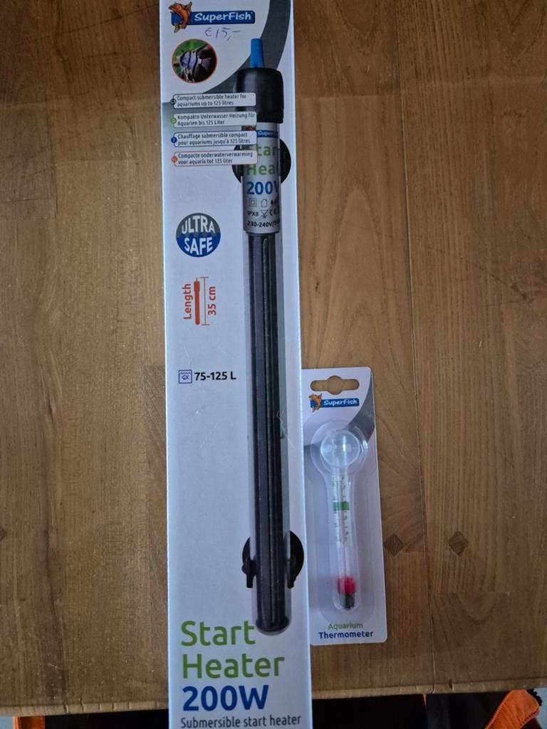 Superfish verwarming met een thermometer., Ophalen of Verzenden, Nieuw, Verlichting of Verwarming