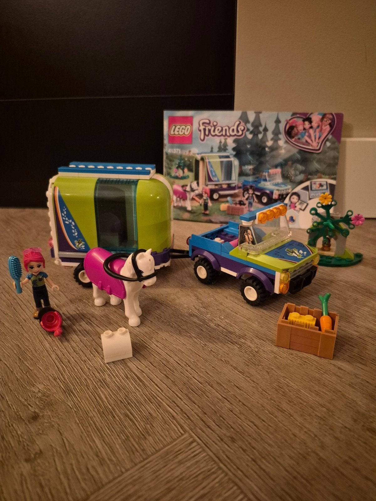 Lego Friends 41371 Mia's paardentrailer, Ophalen of Verzenden, Gebruikt, Overige merken