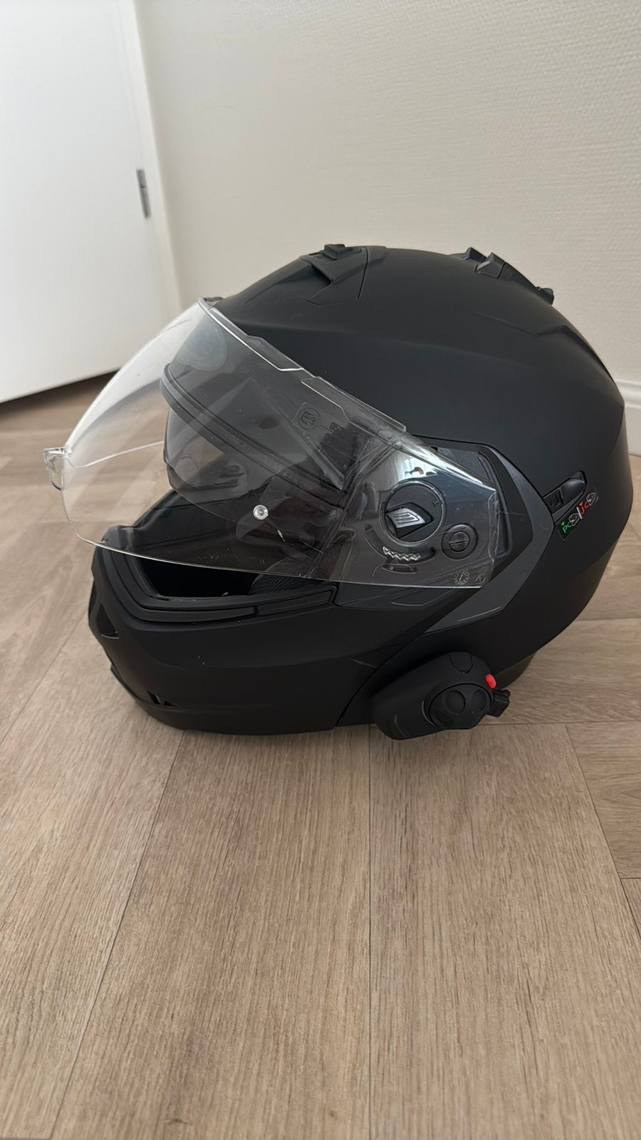 Motorhelm met bleutooth, M, Integraalhelm, Tweedehands, Ophalen