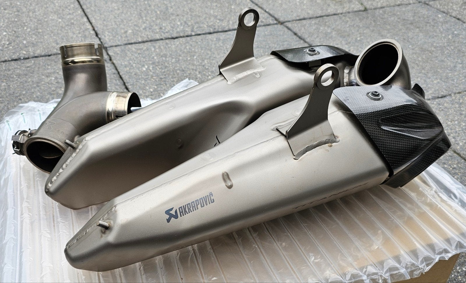 Akrapovic Titanium Uitlaat Ducati 1199 Panigale SL, Ophalen of Verzenden, Nieuw