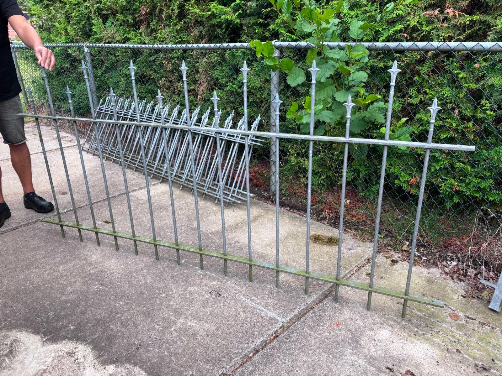 Sierhekwerk, Ophalen, Gebruikt, IJzer
