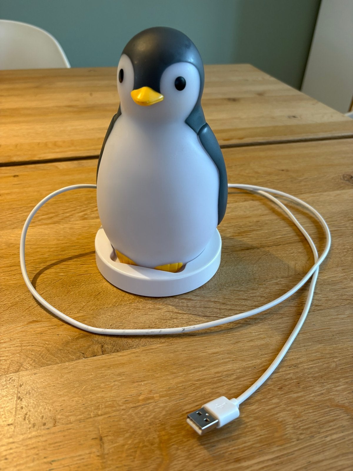 Zazu Pinguïn slaaptrainer/nachtlampje, Ophalen, Zo goed als nieuw, Meerkleurig, Lamp
