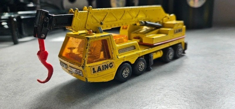 Vintage Matchbox Super Kings Hercules mobiele kraan, Overige merken, Gebruikt, Groter dan 1:32, Ophalen of Verzenden