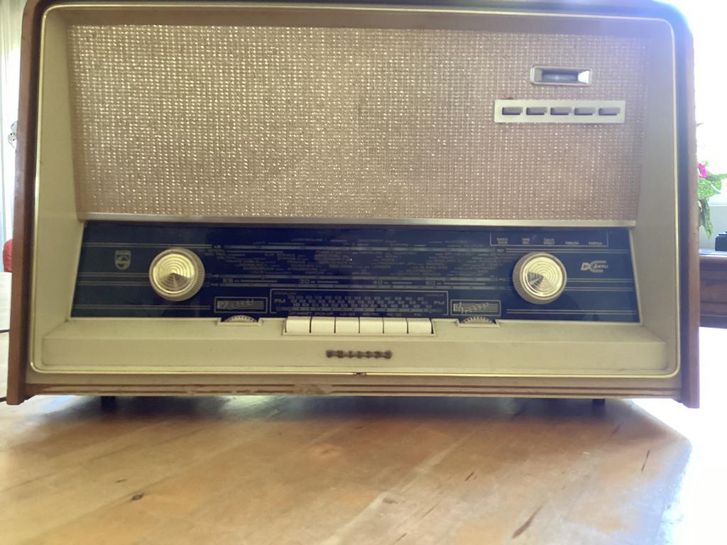 Jaren 60 Philips radio, Ophalen, Zo goed als nieuw