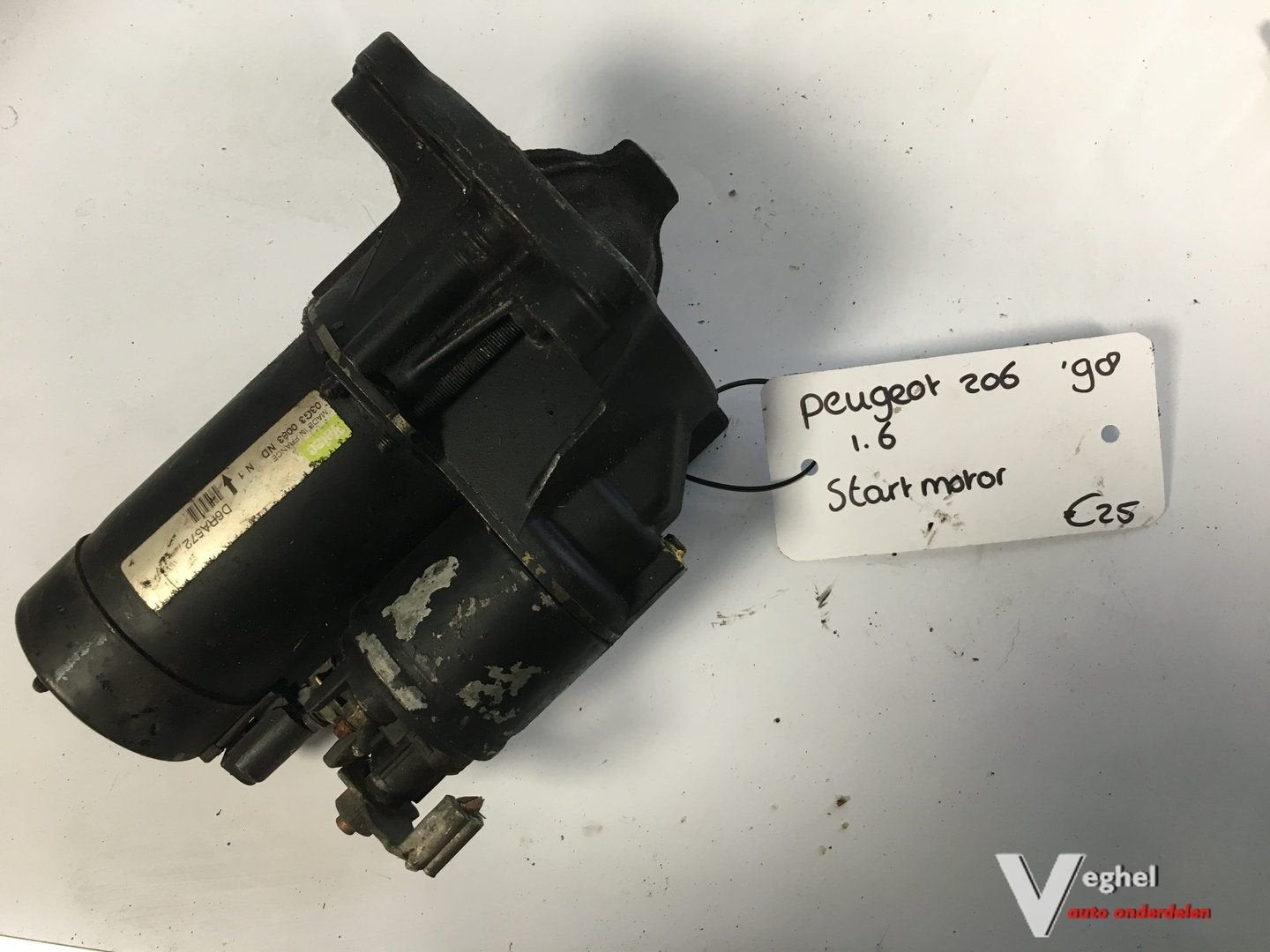 Peugeot 206 1.6 1998 Startmotor, Gebruikt, -, -, Ophalen of Verzenden