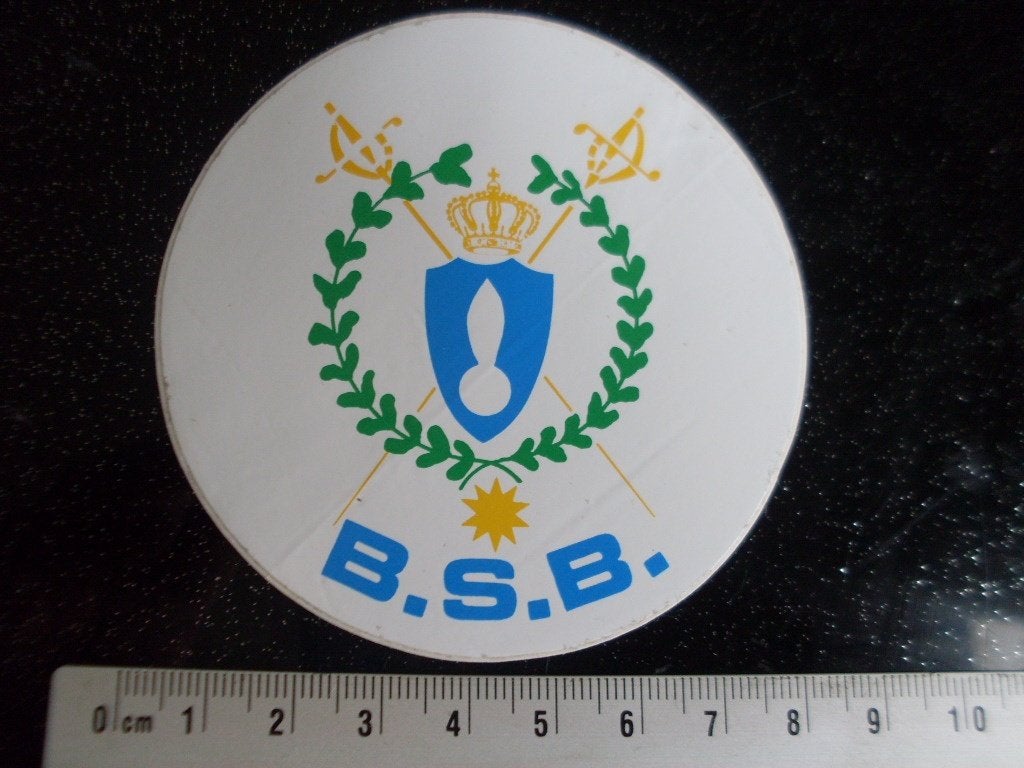 sticker brigade speciale beveiligingsopdrachten BSB logo, Verzamelen, Verzenden, Zo goed als nieuw, Bedrijf of Vereniging