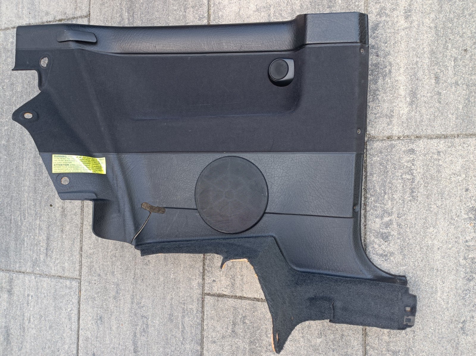 VW Golf 3 Zijpanelen Achterbank Zwart met inbouw speakerers, Ophalen, Gebruikt, BMW