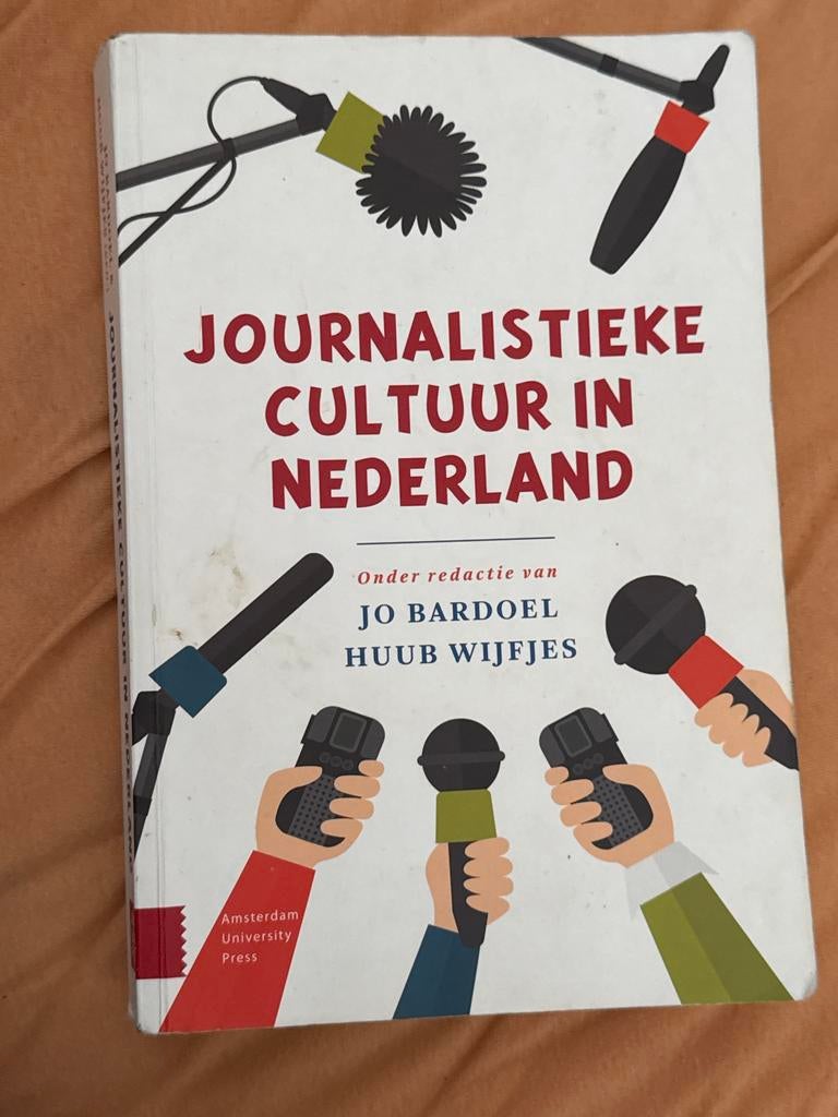 Journalistieke Cultuur in Nederland - Jo Bardoel & Huub Wijf, Boeken, Ophalen of Verzenden, Gelezen, Overige typen