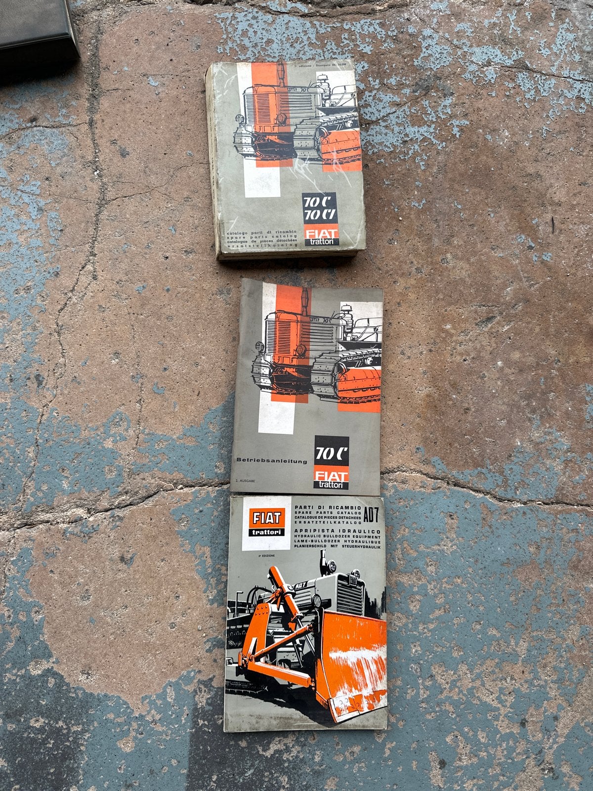 Fiat Werkplaatshandboek - 10C 10CI AD7 Tractoren, Ophalen of Verzenden, Gelezen, Overige merken