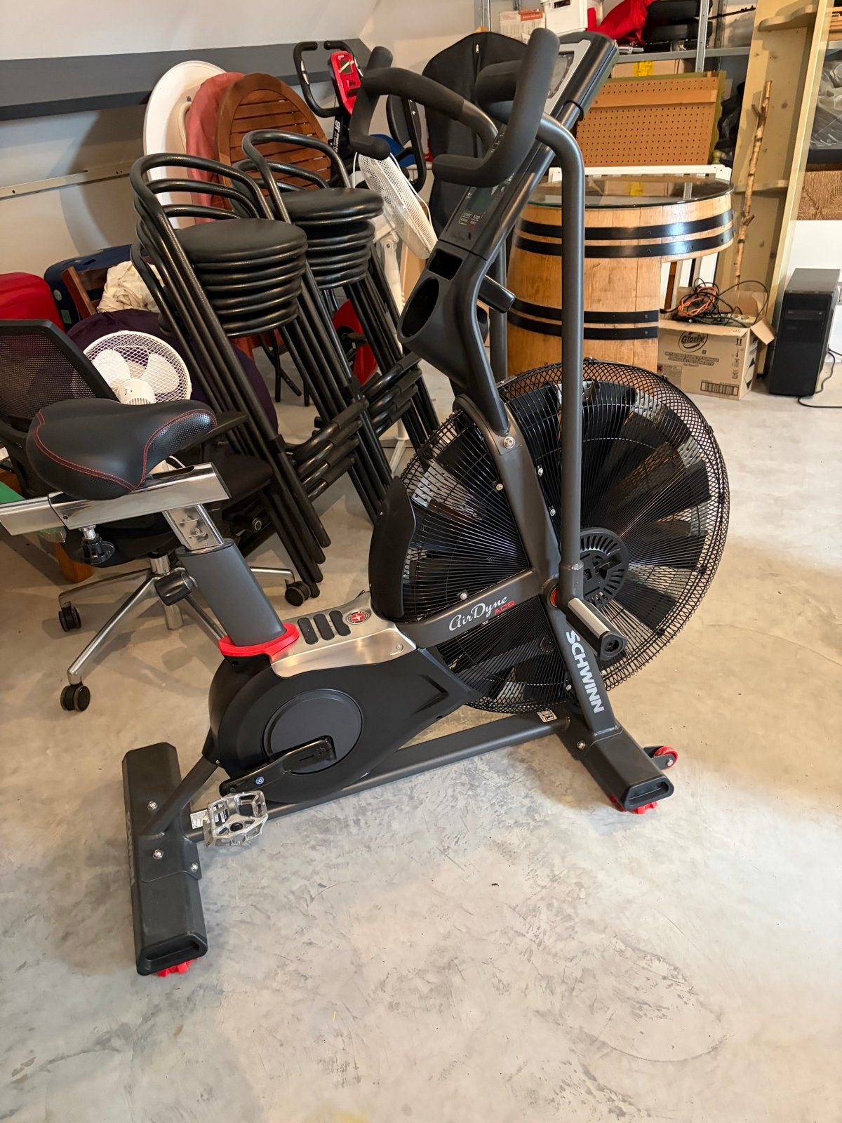 Schwinn Airdyne AD8 Airbike - Zo goed als nieuw, Sport en Fitness, Fitnessapparatuur, Ophalen, Armen, Zo goed als nieuw, Airbike