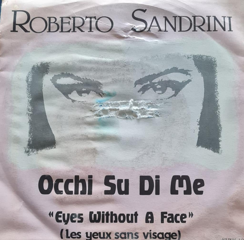 ROBERTO SANDRINI  - "EYES WITHOUT A FACE"(HOES BESCHADIGD), Ophalen of Verzenden, Gebruikt