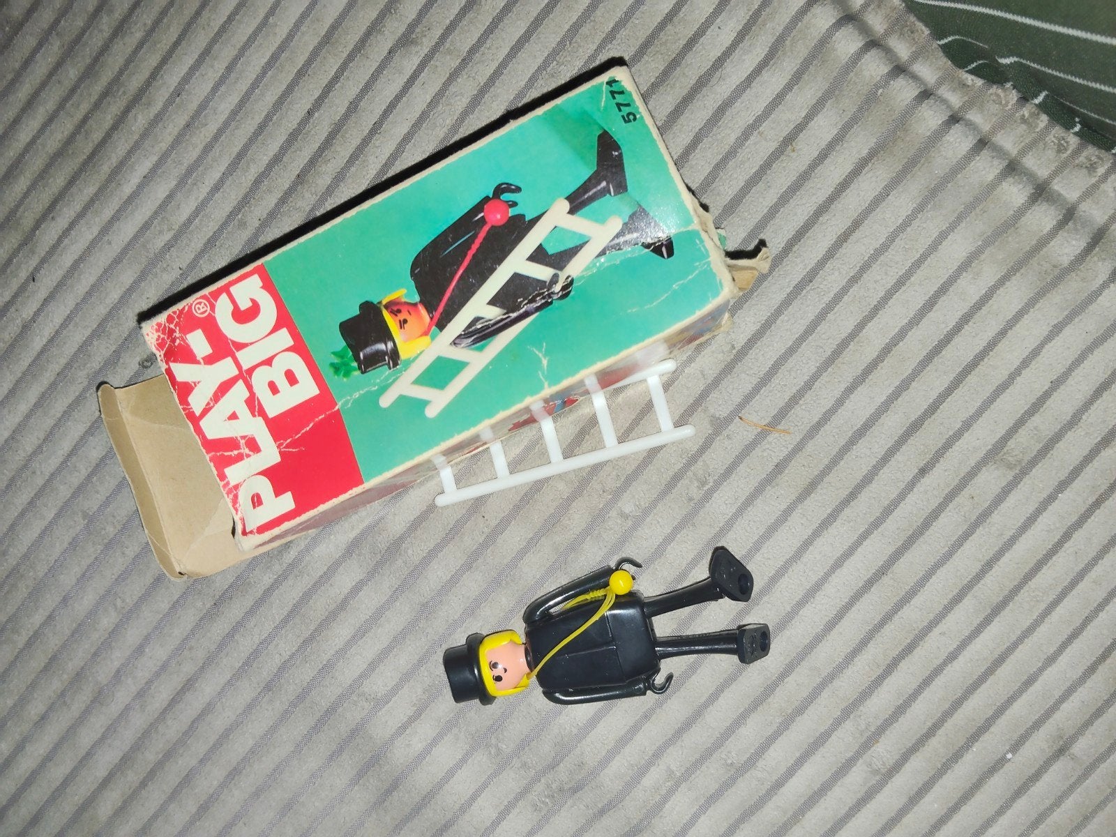 Vintage Play-Big Schoorsteenveger met ladder (5774), Ophalen of Verzenden