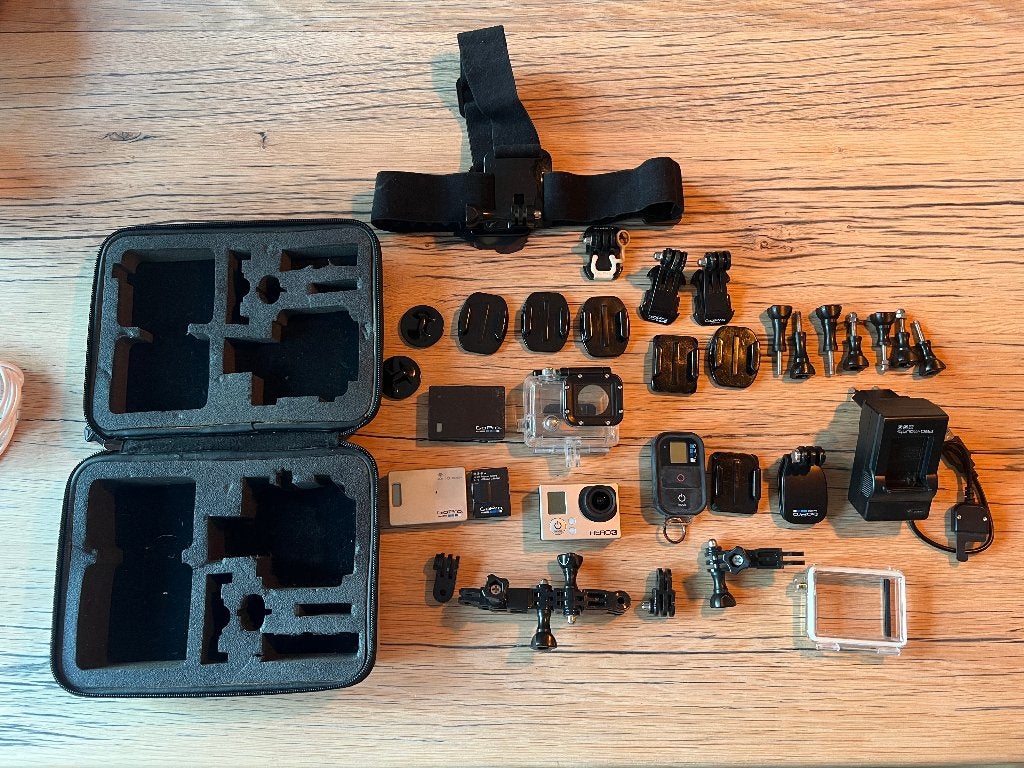 GoPro HERO3 Black Edition + Accessoires + Afstandsbediening, Ophalen of Verzenden, Gebruikt, GoPro