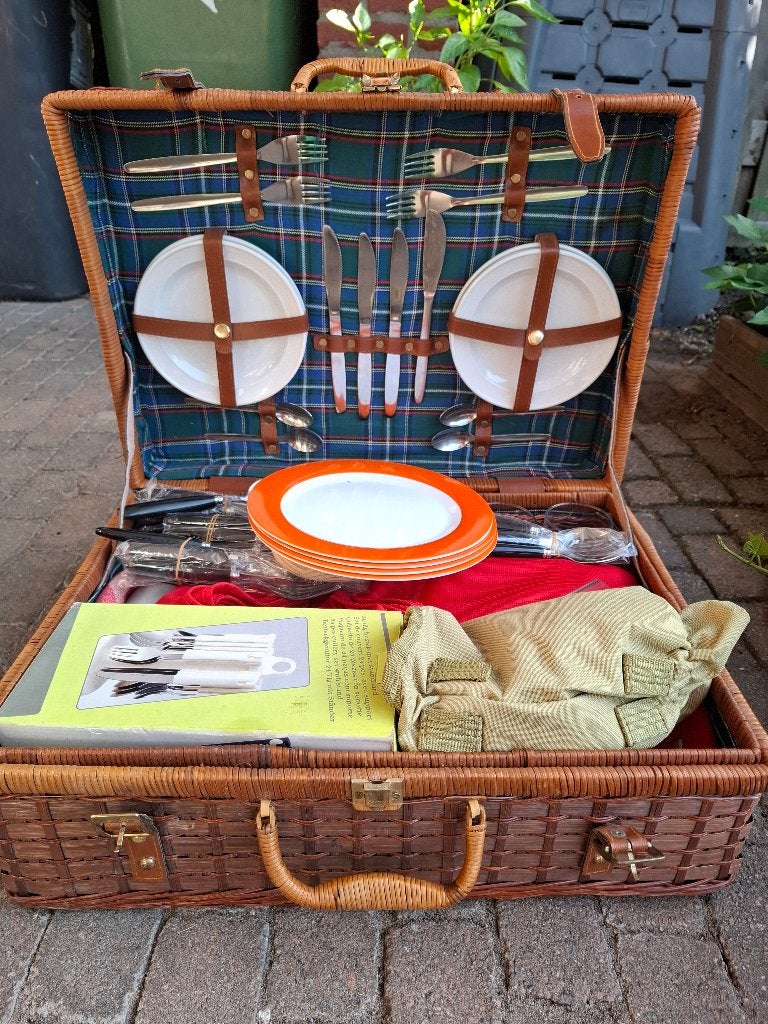 Picknick koffer, Ophalen, Gebruikt