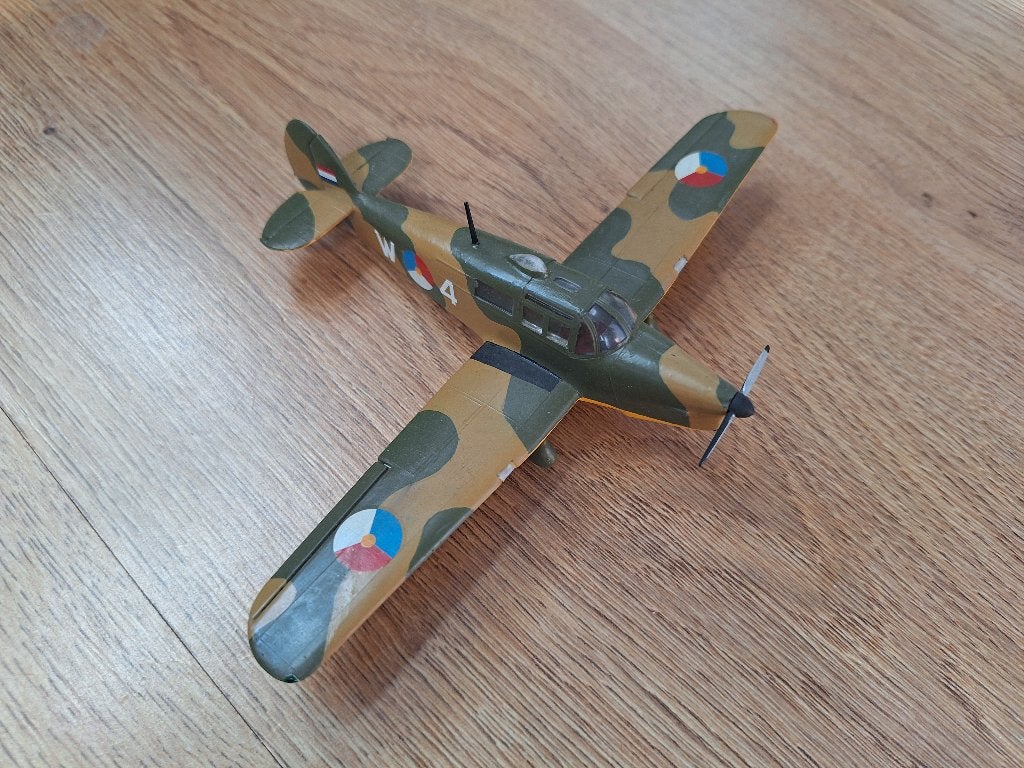 1:72 1/72 Gebouwd Model Percival Proctor Klu, Overige merken, 1:72 tot 1:144, Ophalen of Verzenden, Zo goed als nieuw